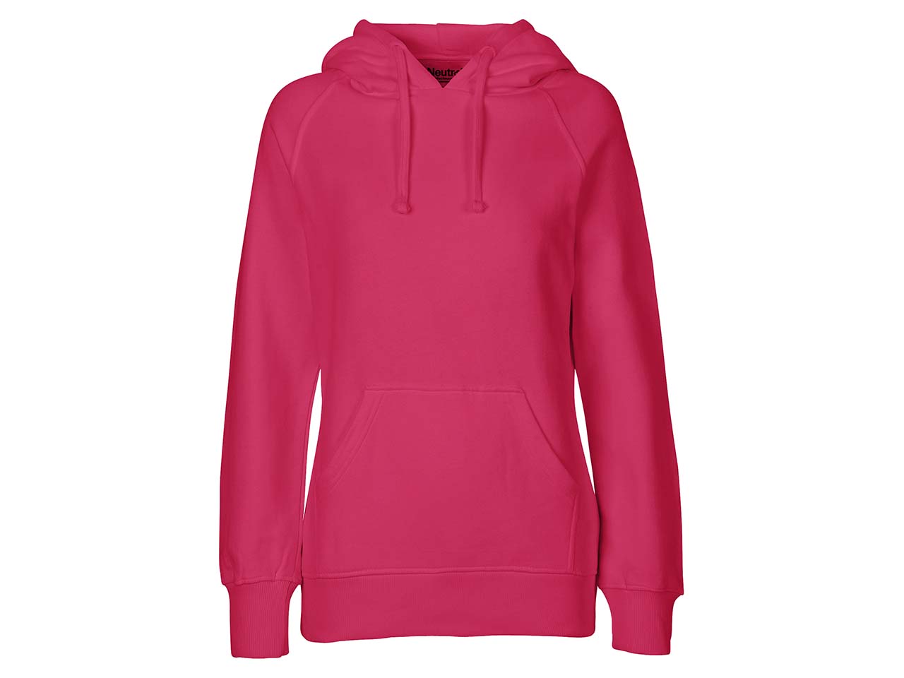 Neutral Bio-Damen-Hoodie pink, Gr. L