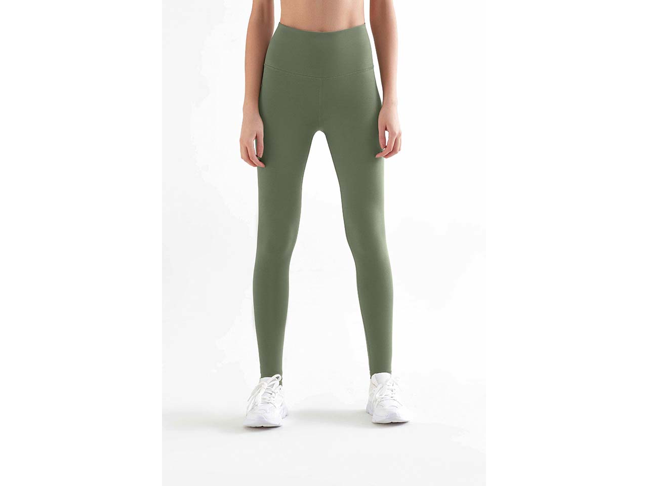 TRUE NORTH Bio-Damen-Sport-Leggings, grün, Gr. M