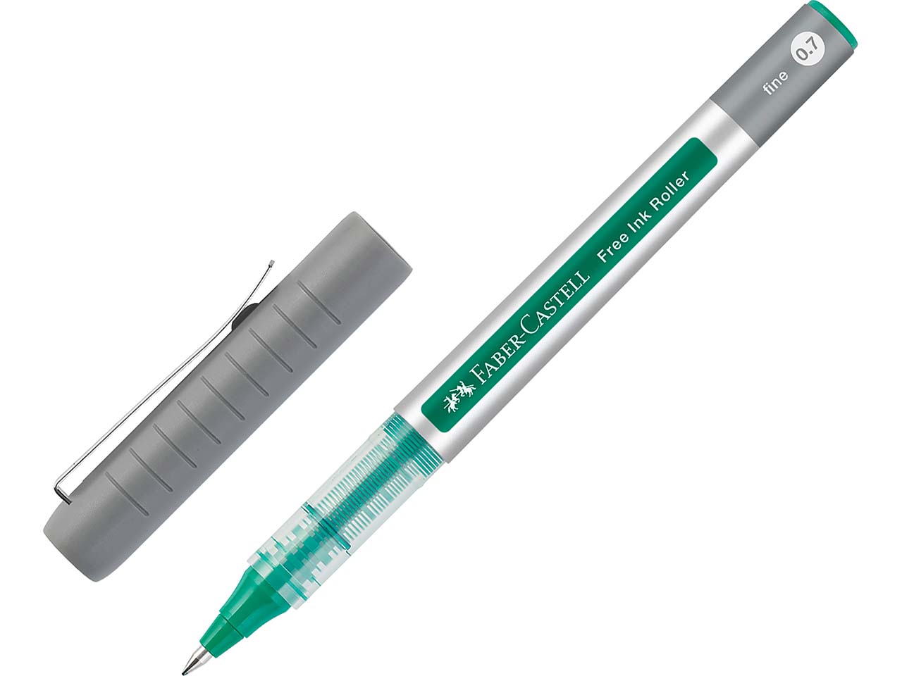 Faber-Castell Tintenroller "Free Ink" 0.7, grün