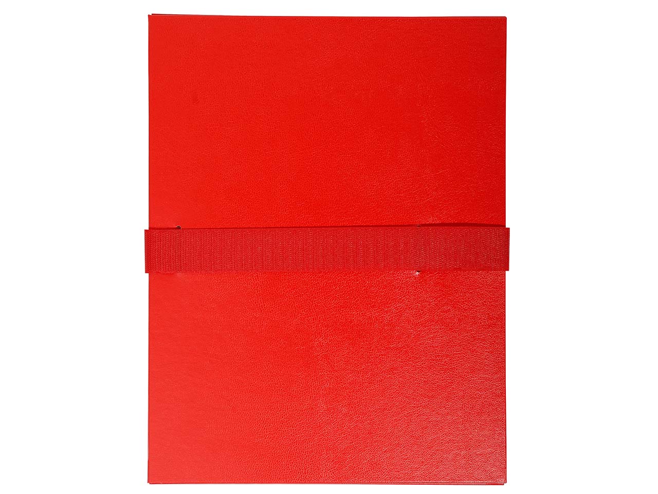 10 Exacompta Dokumentenmappen "Balacron", Klettverschlussband, DIN A4, rot