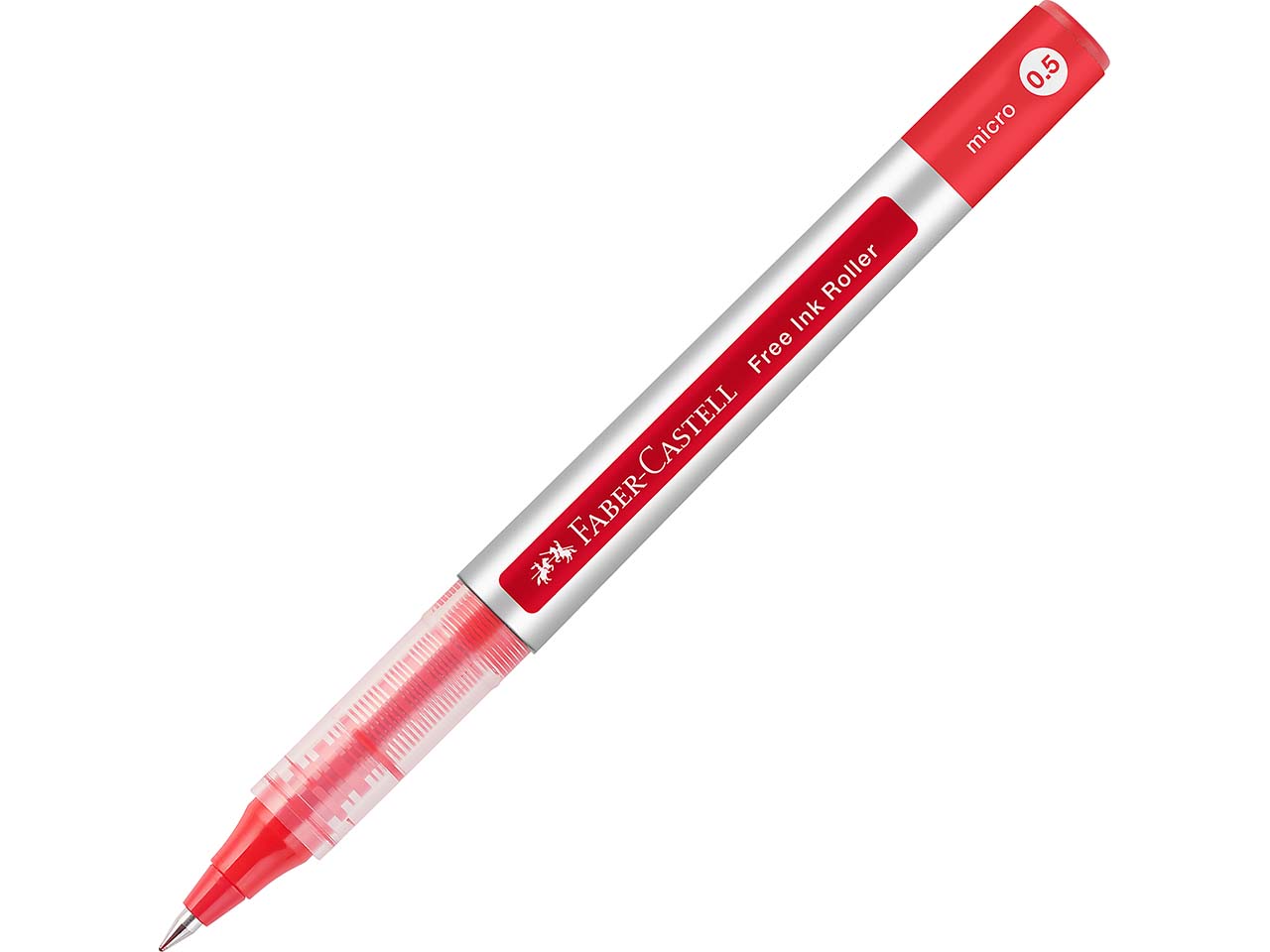 Faber-Castell Tintenroller "Free Ink" 0.5, rot