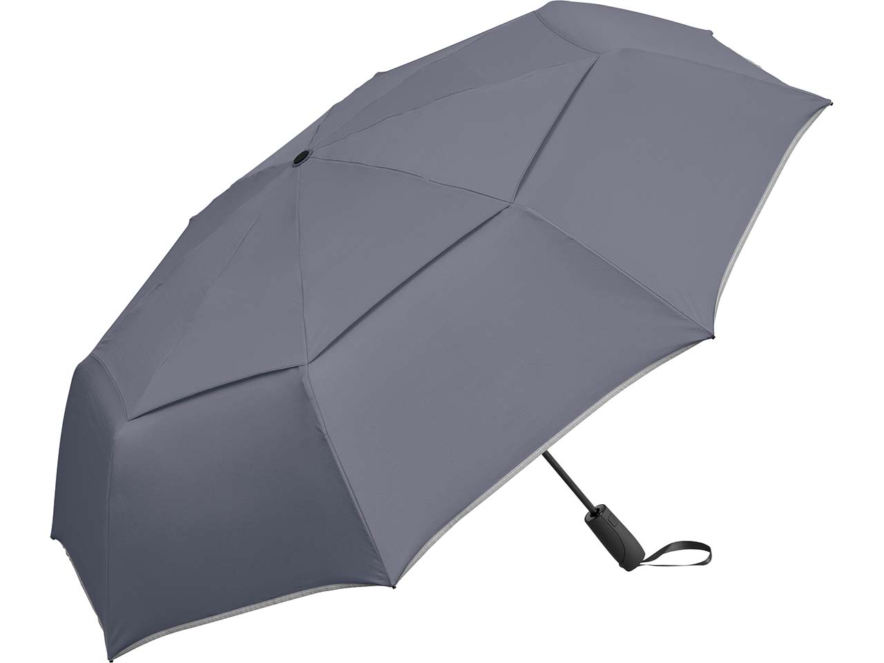 FARE Oversize-Taschenschirm AOC "Magic Windfighter 2.0" mit Doppelautomatik, grau wS