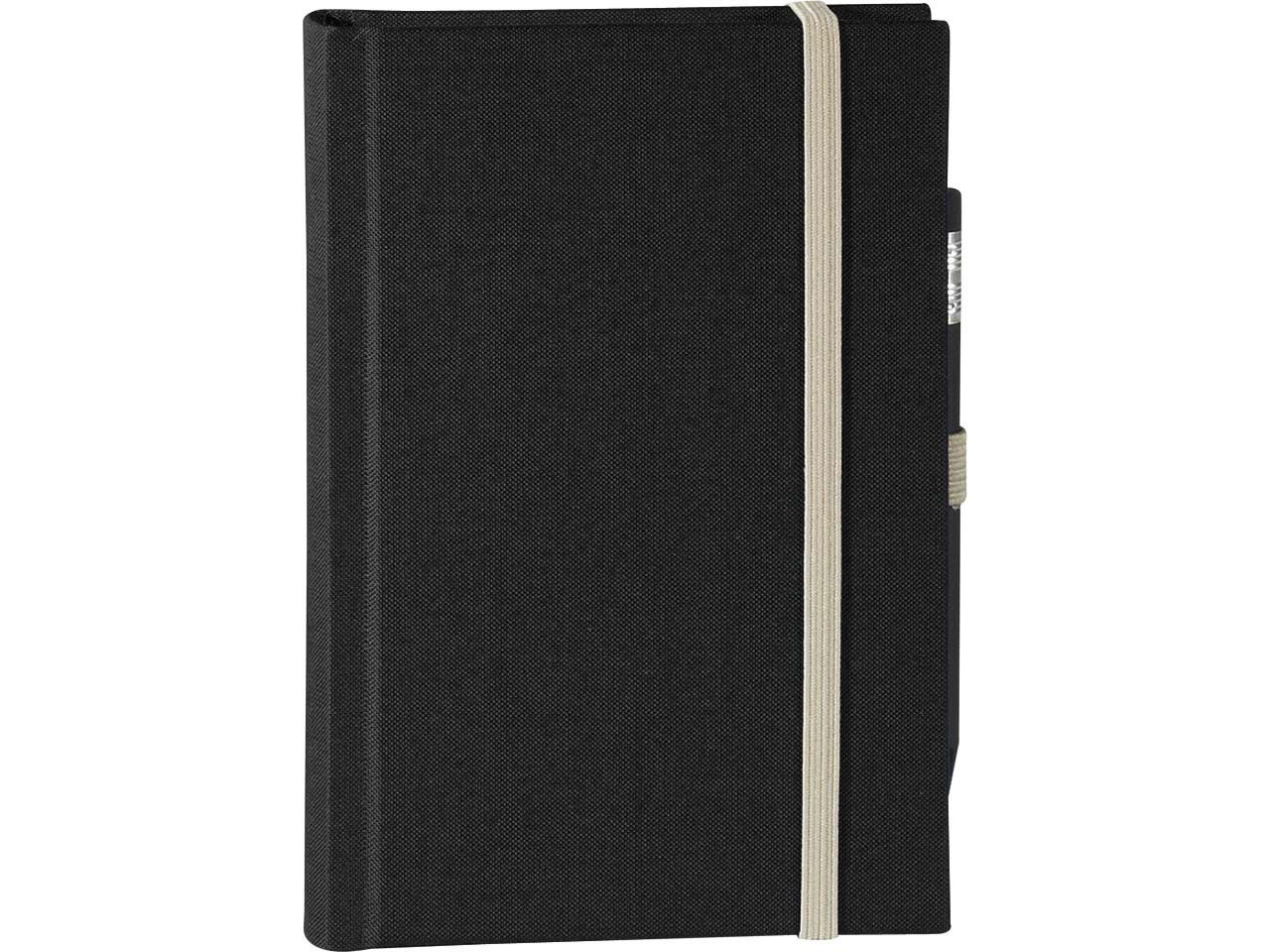 memo Skizzenbuch Leinen A5, (B 130 X H 202 mm) schwarz, 176 Seiten, Zeichenband, blanko