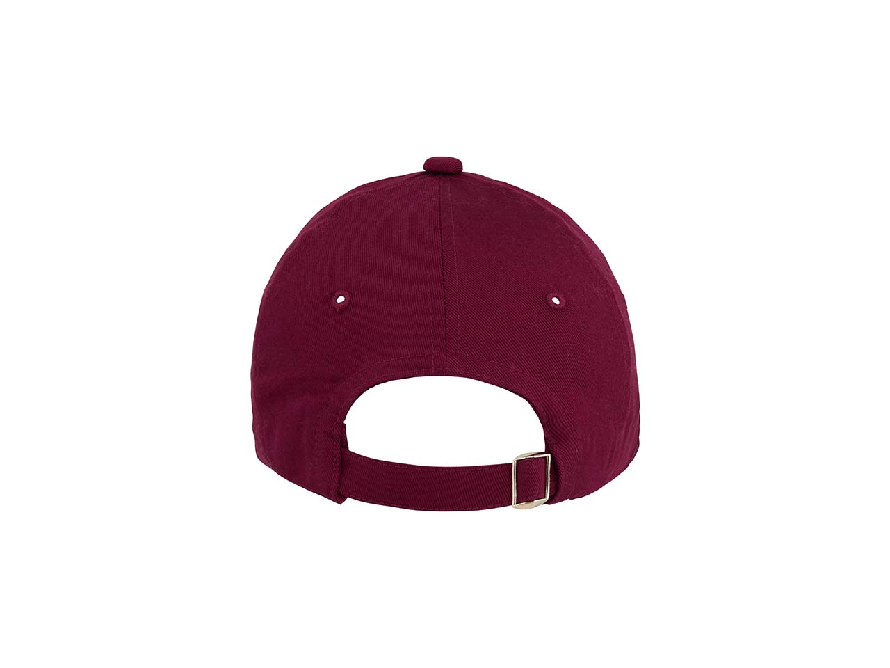 Neutral 6 Panel Cap aus Bio-Baumwolle - bedruckbar - bordeaux