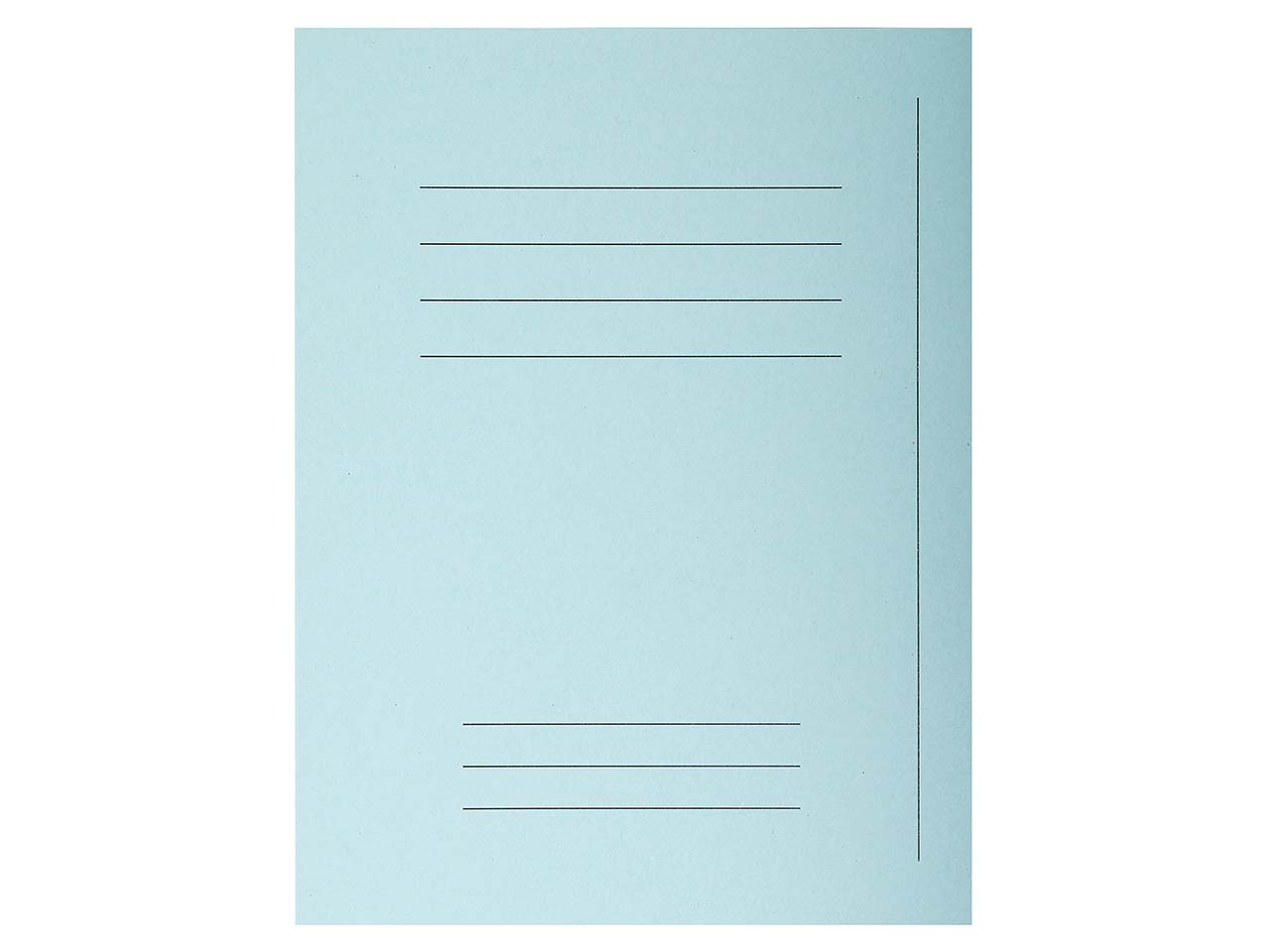 5 x 50 Exacompta Aktendeckel "Forever" mit Beschriftungsfeld, 220 g/m², DIN A4, sortiert