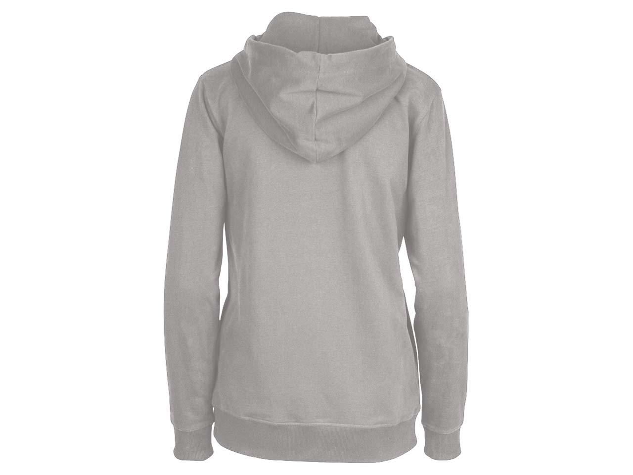 Living Crafts Bio-Damen-Kapuzenjacke "Lamina" grey melange, Gr. S