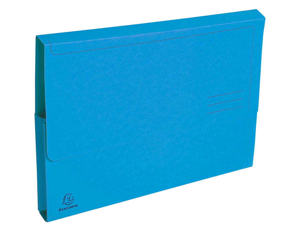 10 Exacompta Aktenmappen "Forever", 290 g/m², 24x32 cm für DIN A4, hellblau