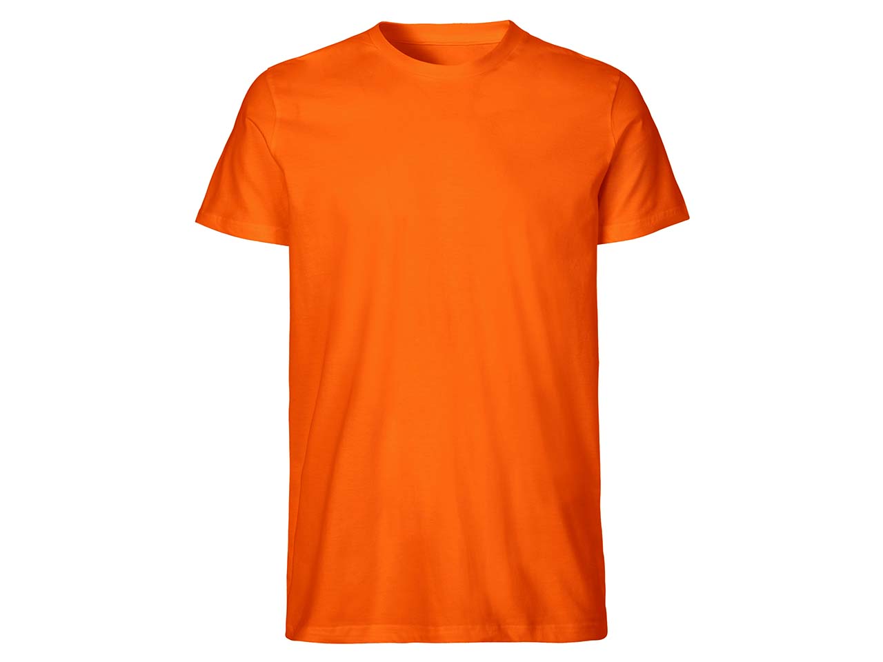 Neutral Bio-Herren-T-Shirt mit Rundhalsausschnitt orange, Gr. XXL