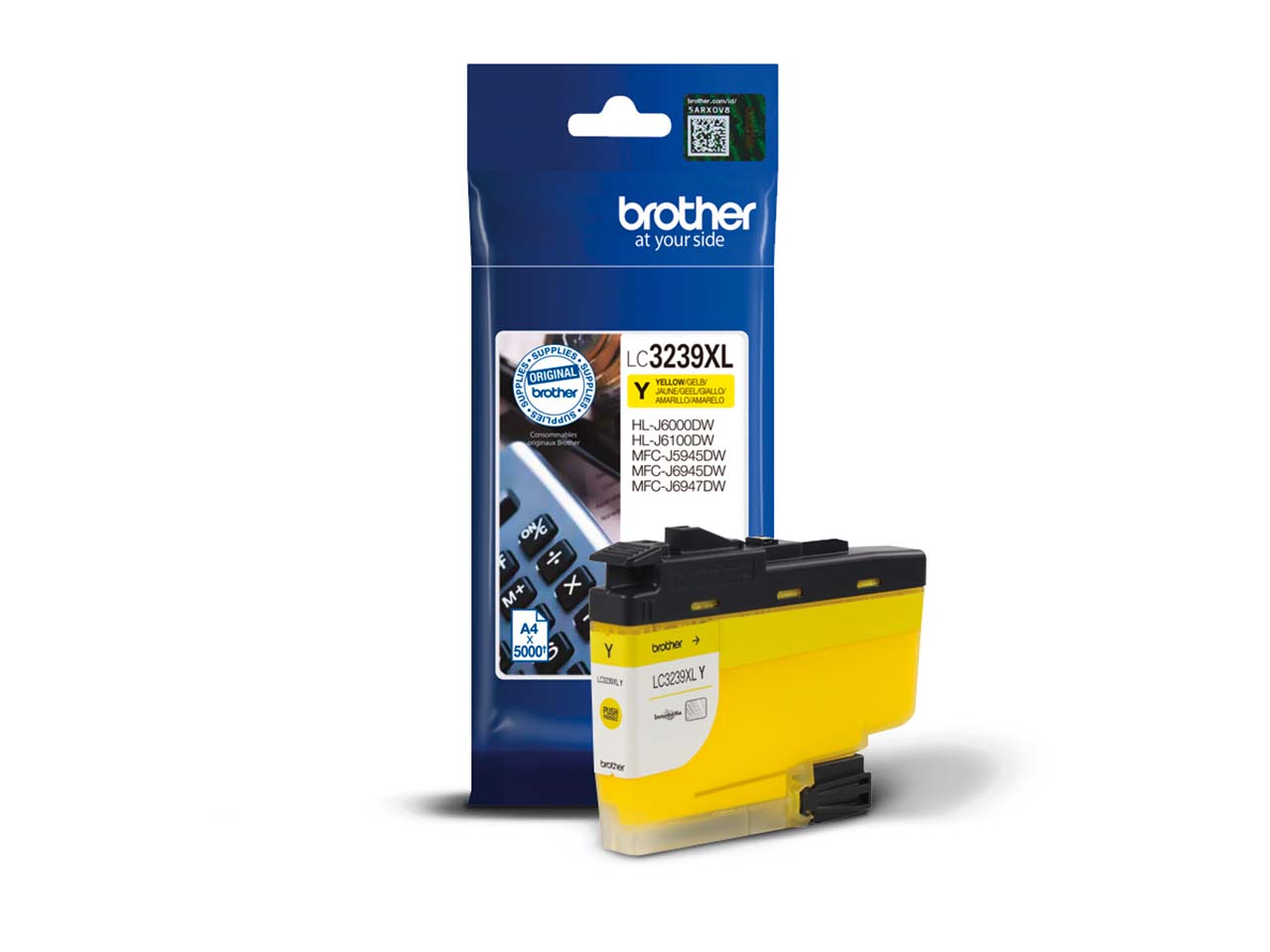 Brother Tintenpatrone LC-3239XLY gelb