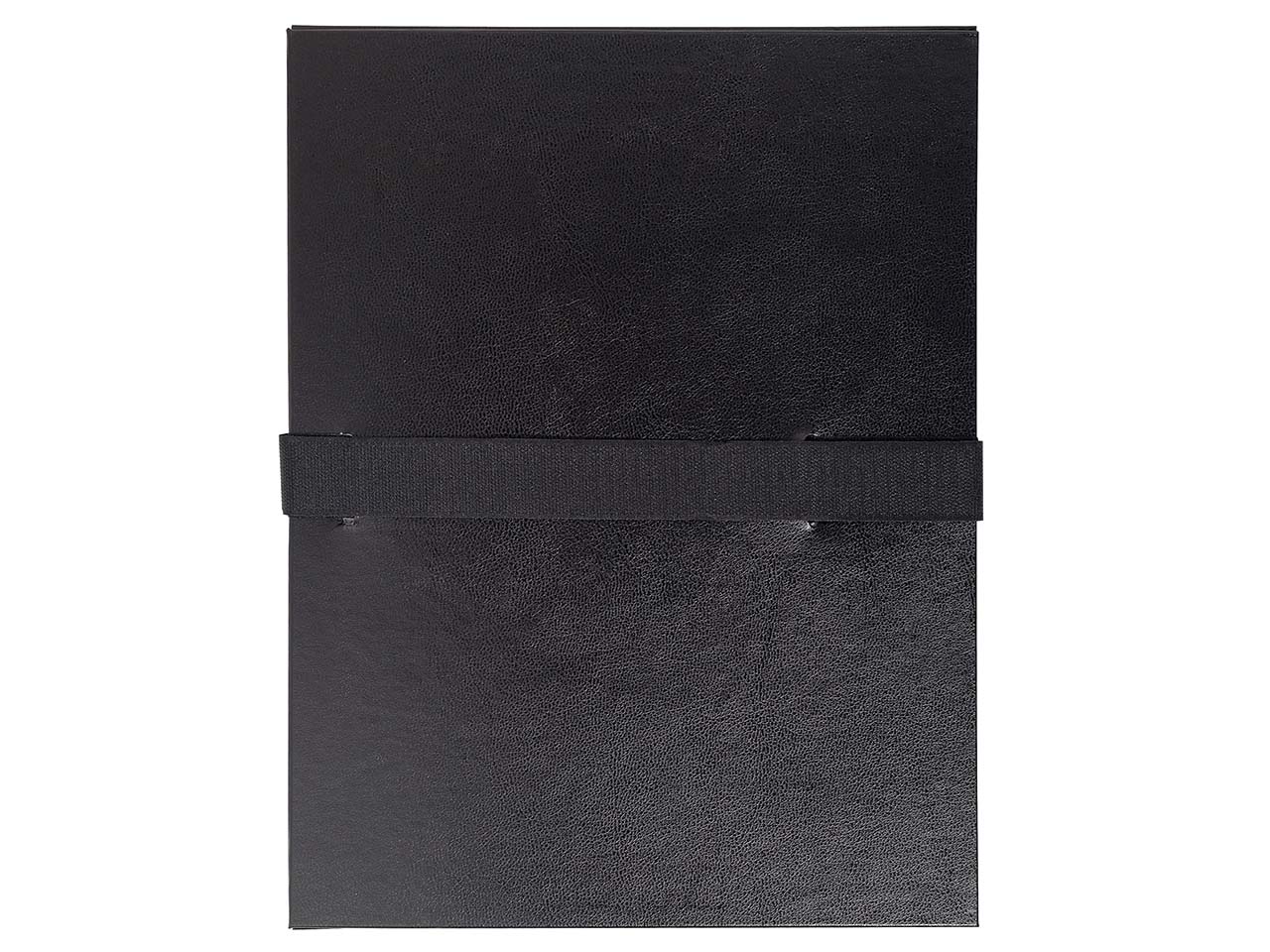 10 Exacompta Dokumentenmappen "Balacron", Klettverschlussband, DIN A4, schwarz