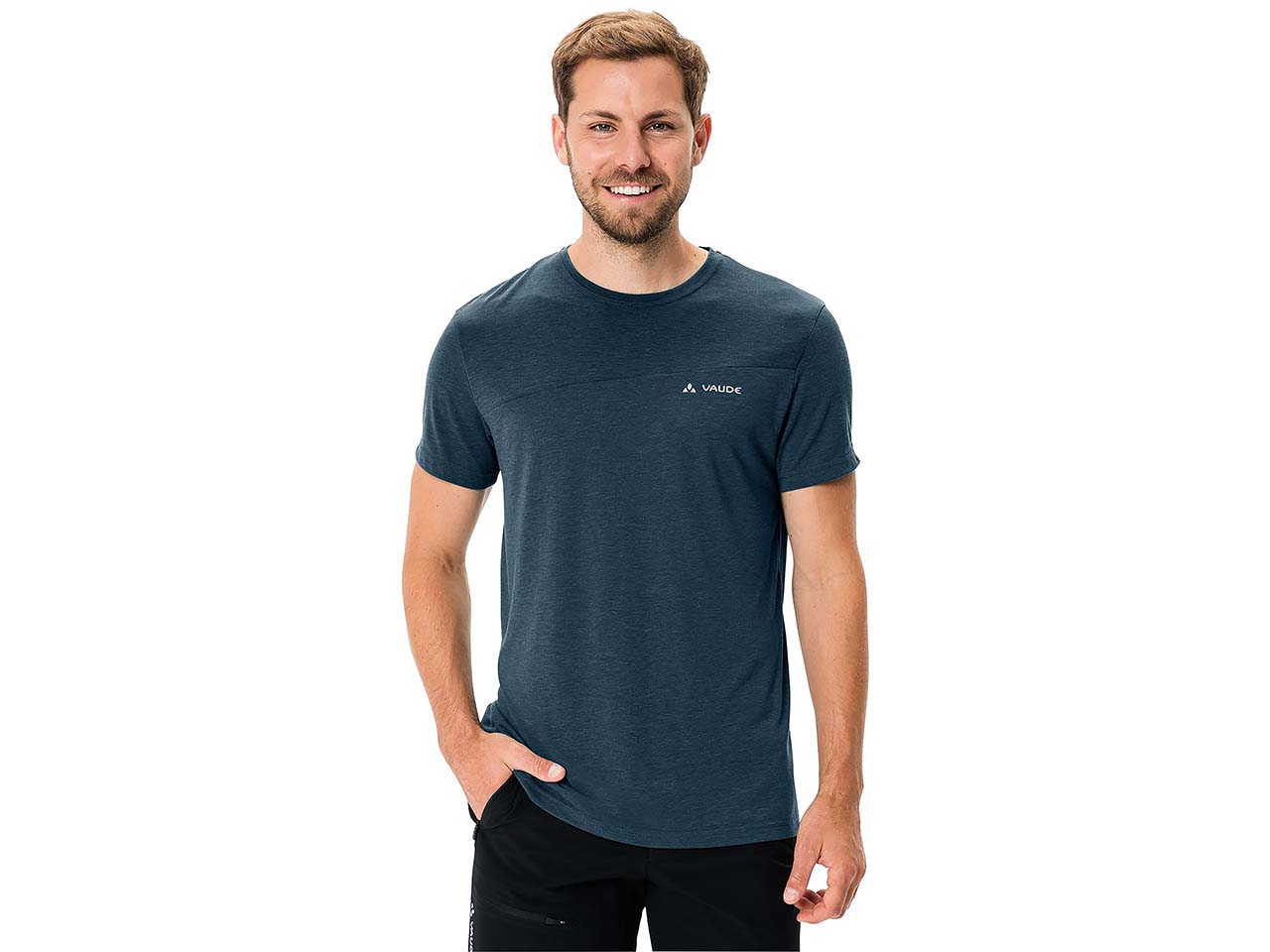 VAUDE Herren-T-Shirt "Sveit" schnelltrocknend, dark sea/dark sea, Gr. XXL