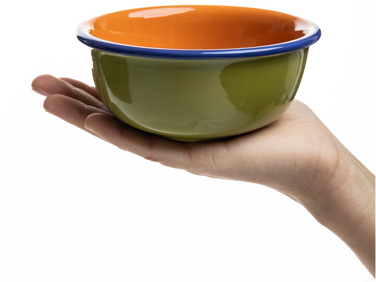 tranquillo Schüssel "COLOURI" aus Steinzeug, Ø 12,5 cm, 250 ml, grün