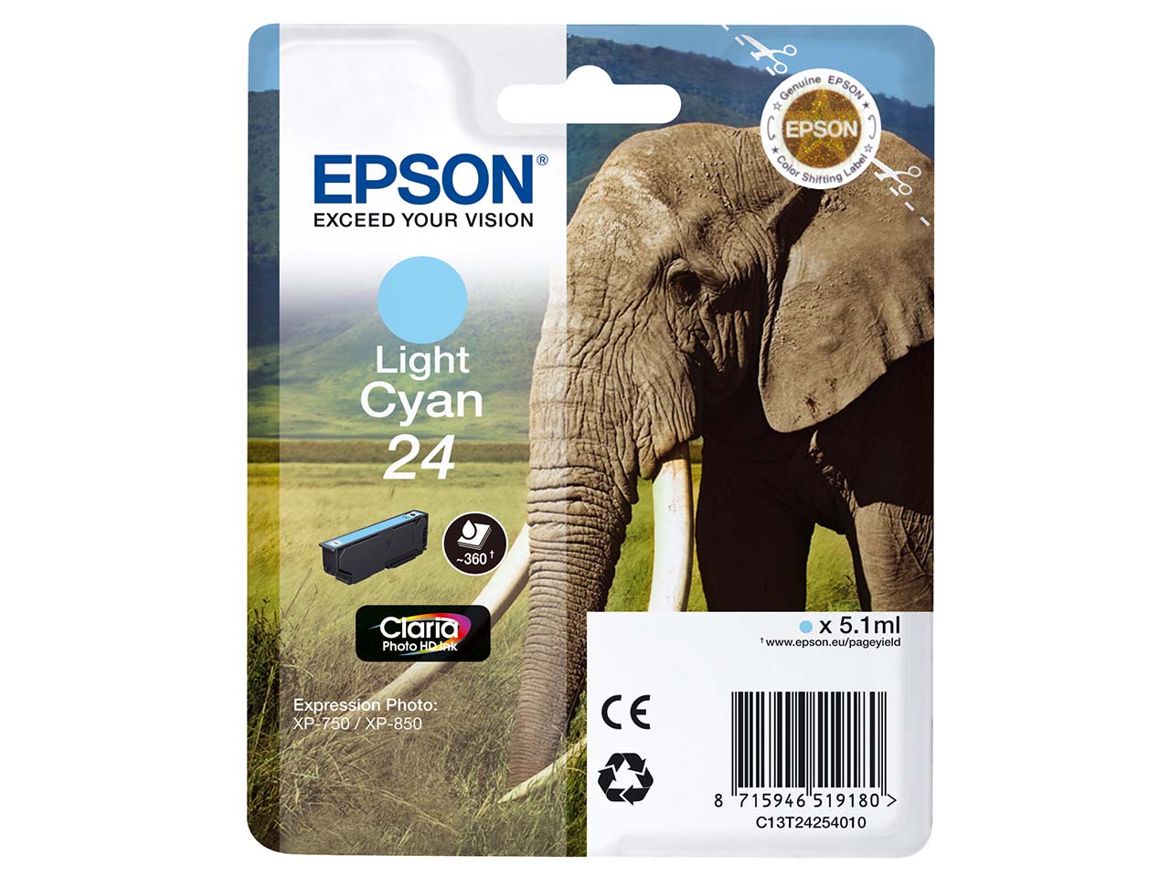 Epson Tintenpatrone T2425 light-cyan