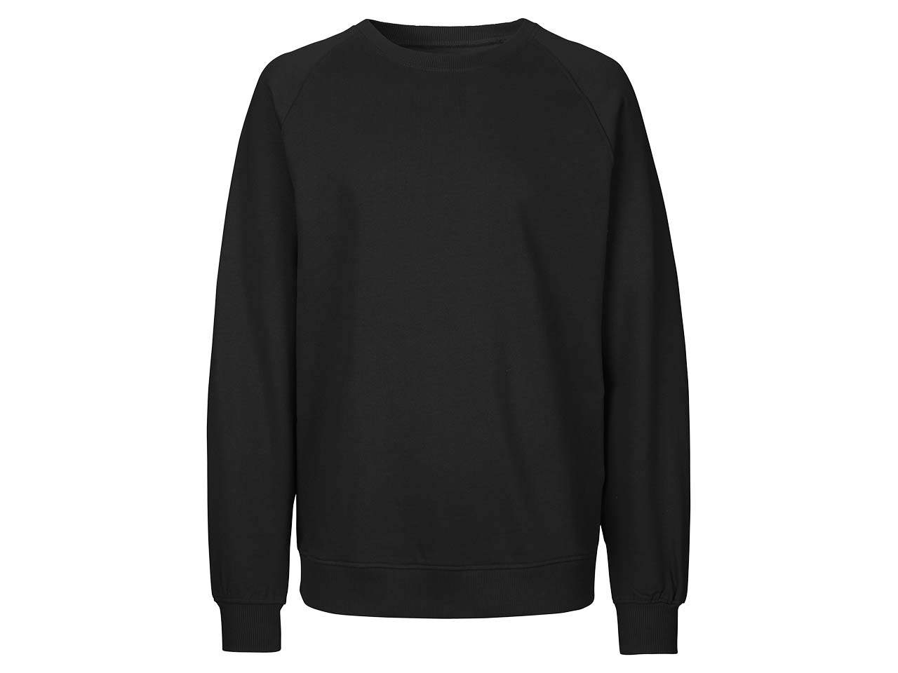 Neutral Bio-Unisex-Sweatshirt schwarz, Gr. XS