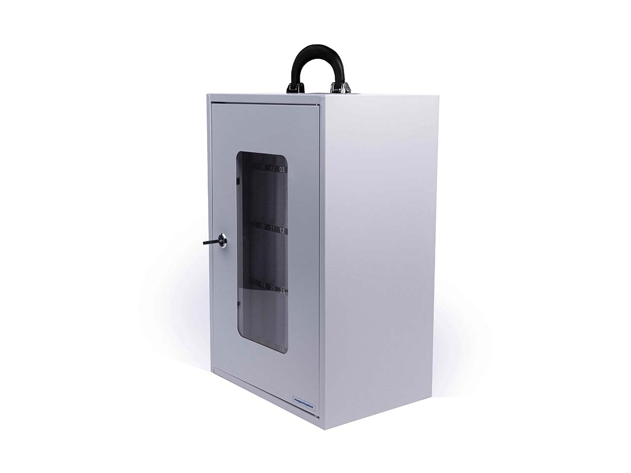 magnetoplan Aufbewahrungsbox für 36 Smartphones, mit Tragegriff, 295 x 445 x 205 mm