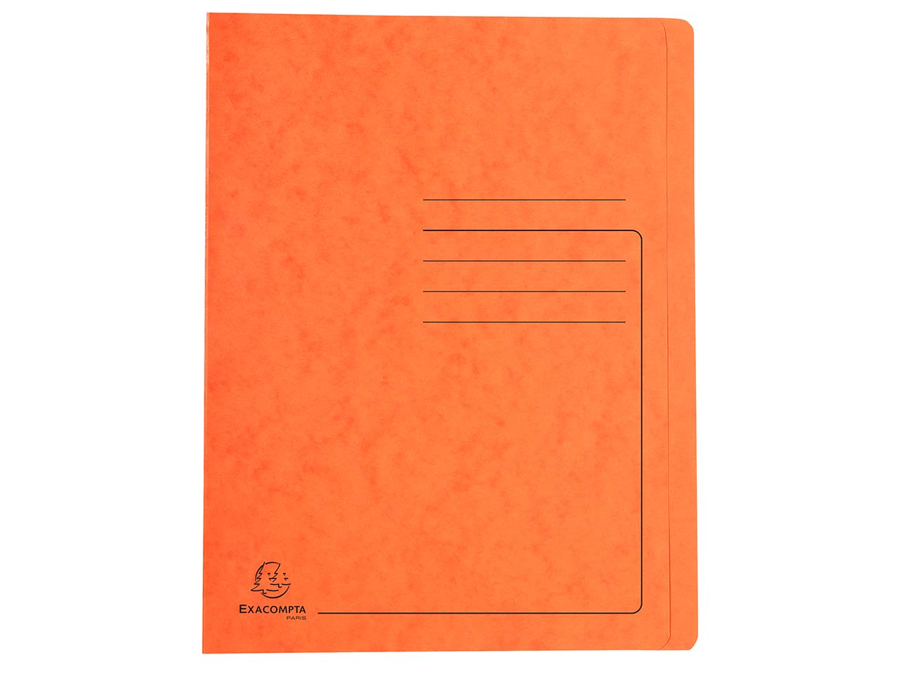 25 Exacompta Schnellhefter aus Colorspan-Karton, 355 g/m², DIN A4, orange