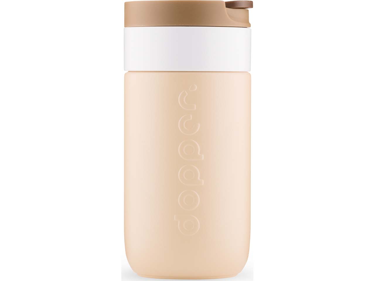 Dopper Isolierbecher "Travel Mug" 300 ml inkl. 1-farbigem Aufdruck, earthy brown