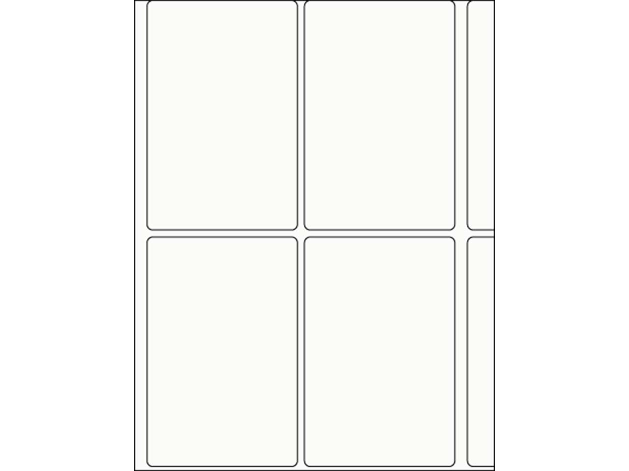 80 Etiketten 52 x 80 mm