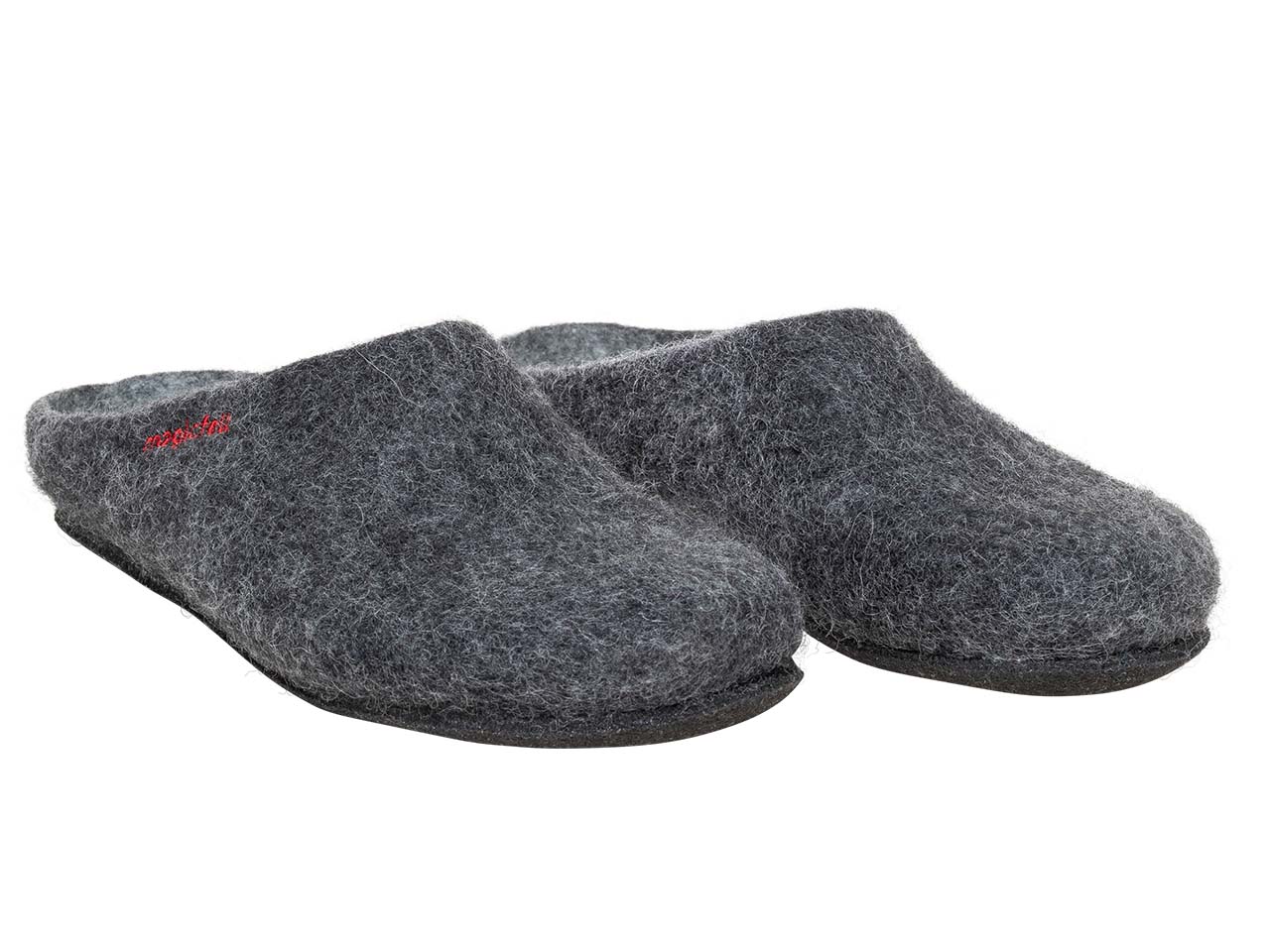 Magicfelt Hausschuhe "AN 709" anthrazit, Gr. 40