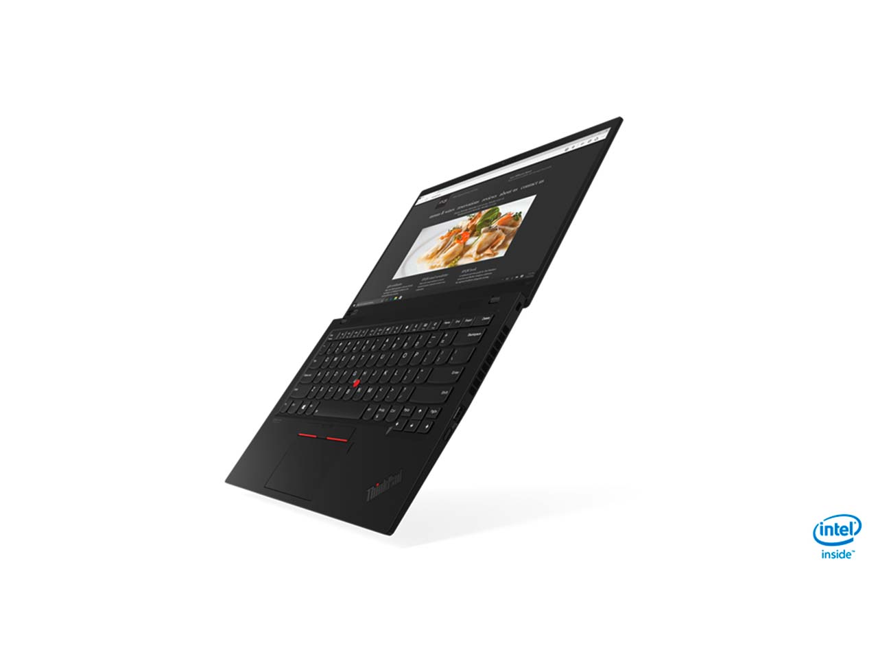 LENOVO Laptop THINKPAD X1 CARBON (7TH GEN) mit 512GB SSD, 16GB, refurb., 2. Wahl, black