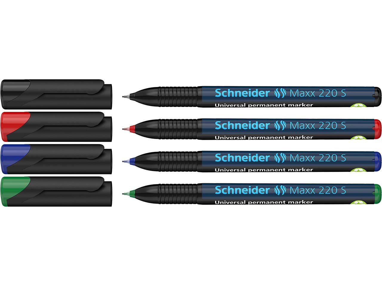 Schneider 4er-Set Universalmarker "Maxx 220 S", farbig sortiert