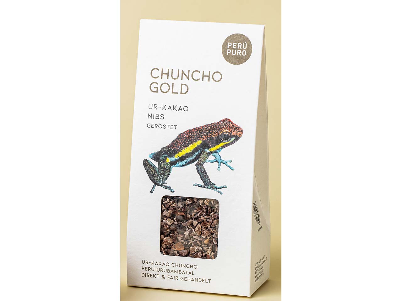 PERÚ PURO Bio-Kakaonibs "CHUNCHO GOLD" geröstet, 100 g
