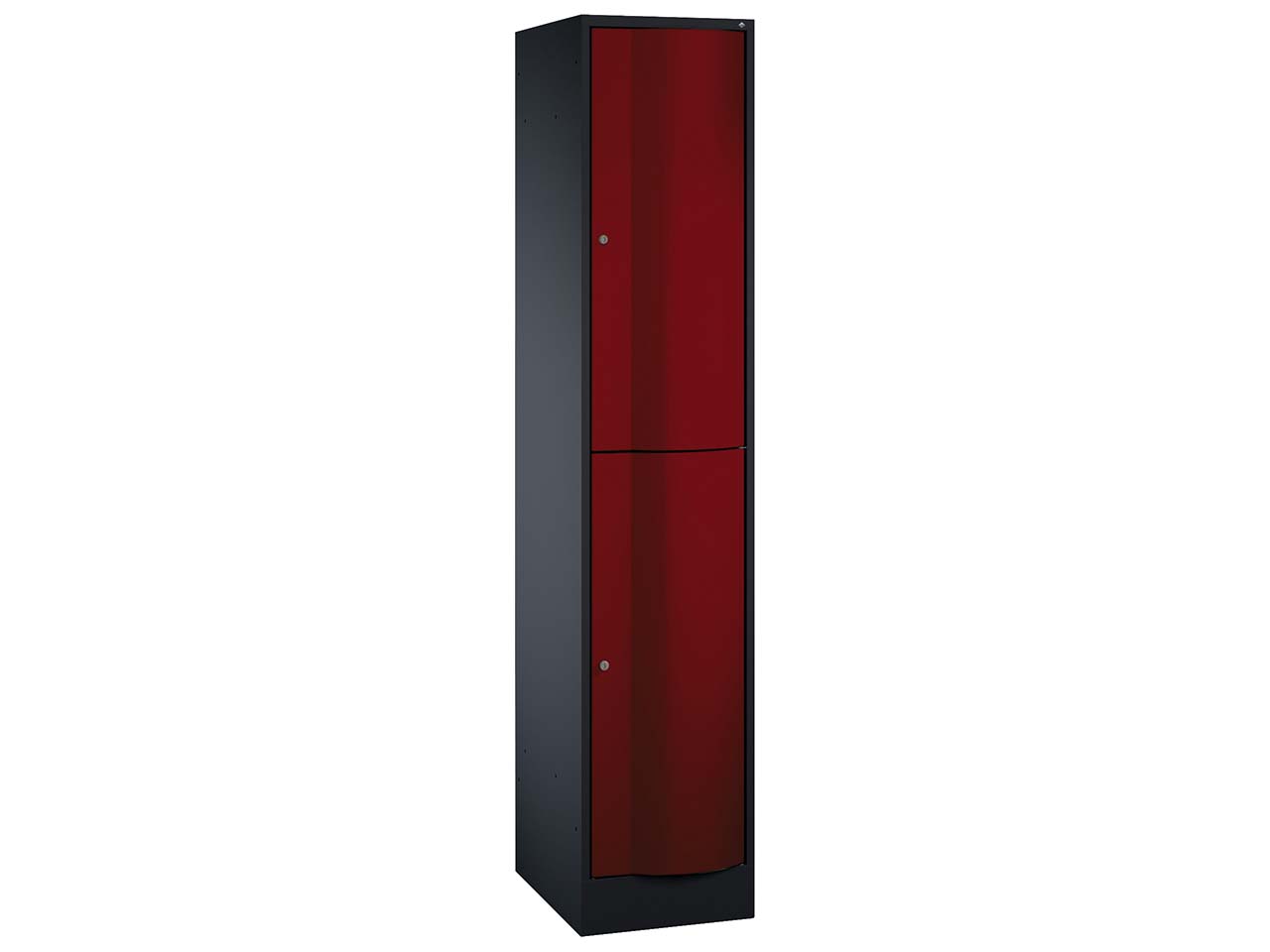 Schließfachschrank 1 Turm an/rt 2er