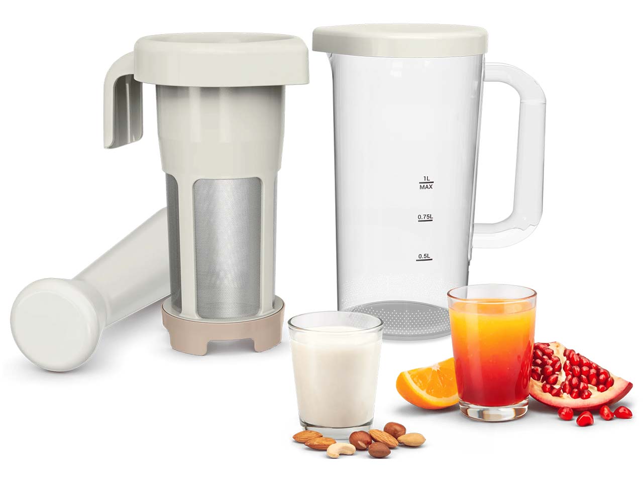 TEFAL Pflanzenmilchmaschine "Easy Milker", weiß