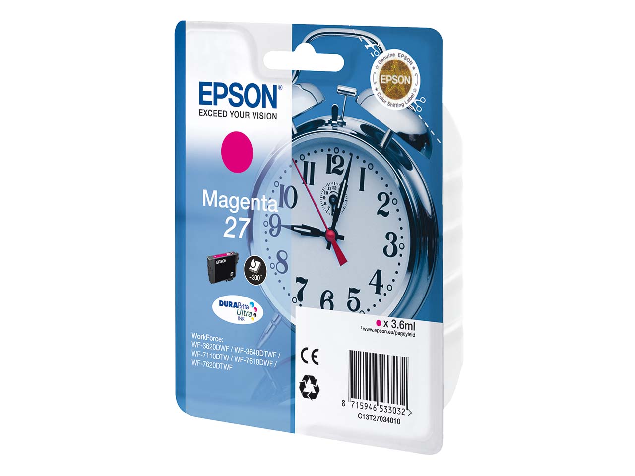 Epson Tintenpatrone T2703 magenta