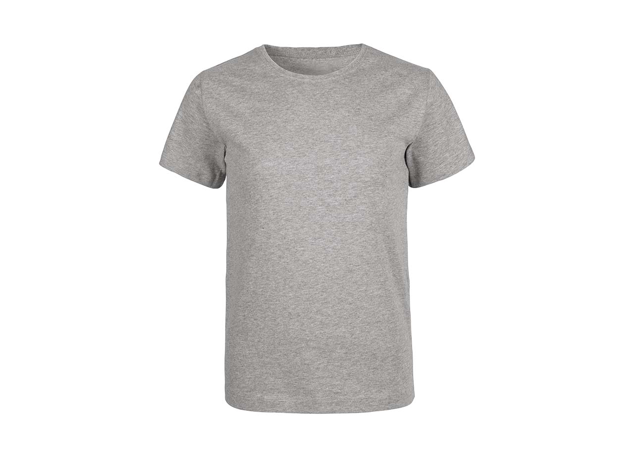 Neutral Bio-Kinder T-Shirt mit Rundhalsausschnitt grau, Gr. 140/146