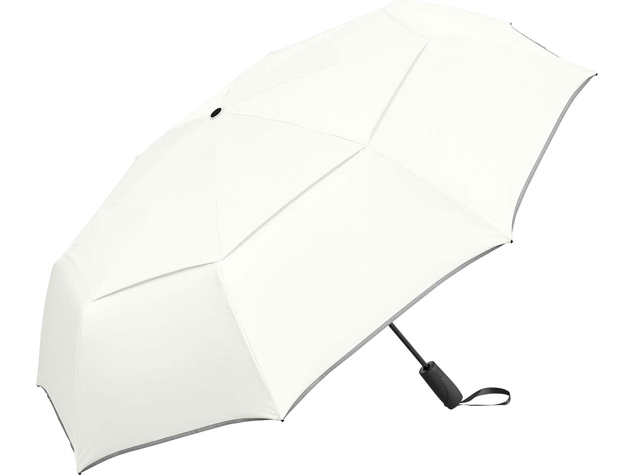 FARE Oversize-Taschenschirm AOC "Magic Windfighter 2.0" mit Doppelautomatik, naturweiß wS