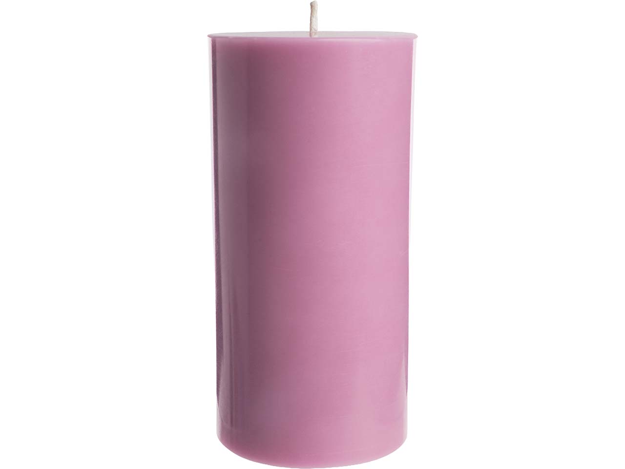 tranquillo Stumpenkerze "GLUMI" aus Stearin, Ø 7,5 cm x H 15 cm, rosa