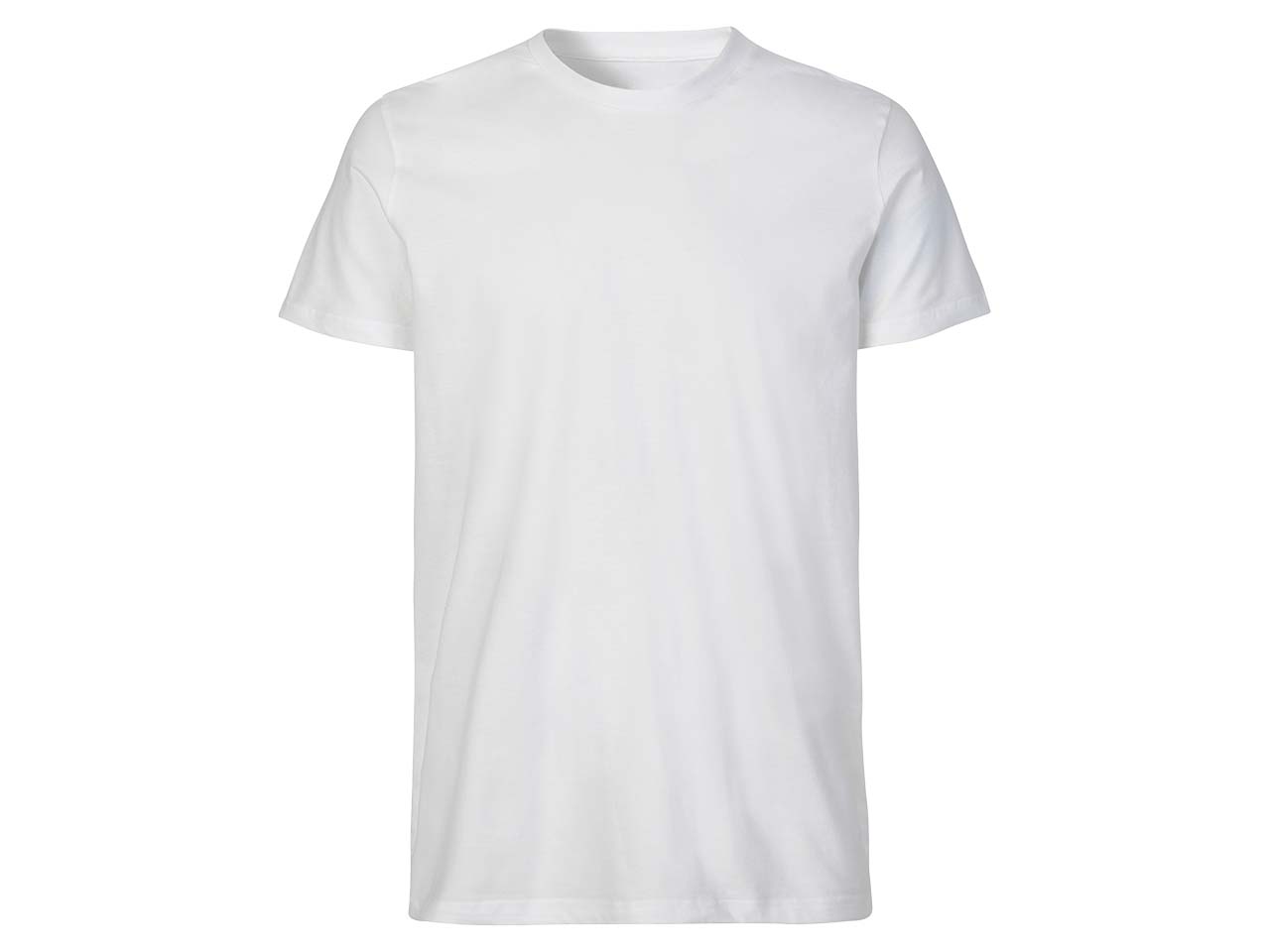 Neutral Bio-Herren-T-Shirt mit Rundhalsausschnitt weiß, Gr. L