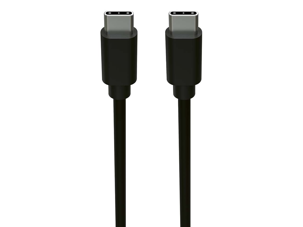 Ansmann Ladekabel USB-C auf USB-C, 1,2 m, schwarz