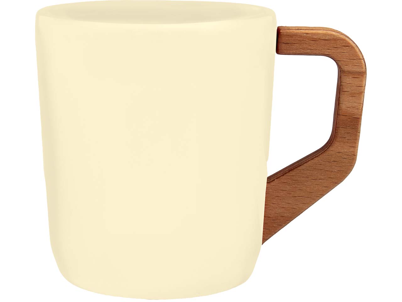 Keramiktasse "Woody" 330 ml, ecru