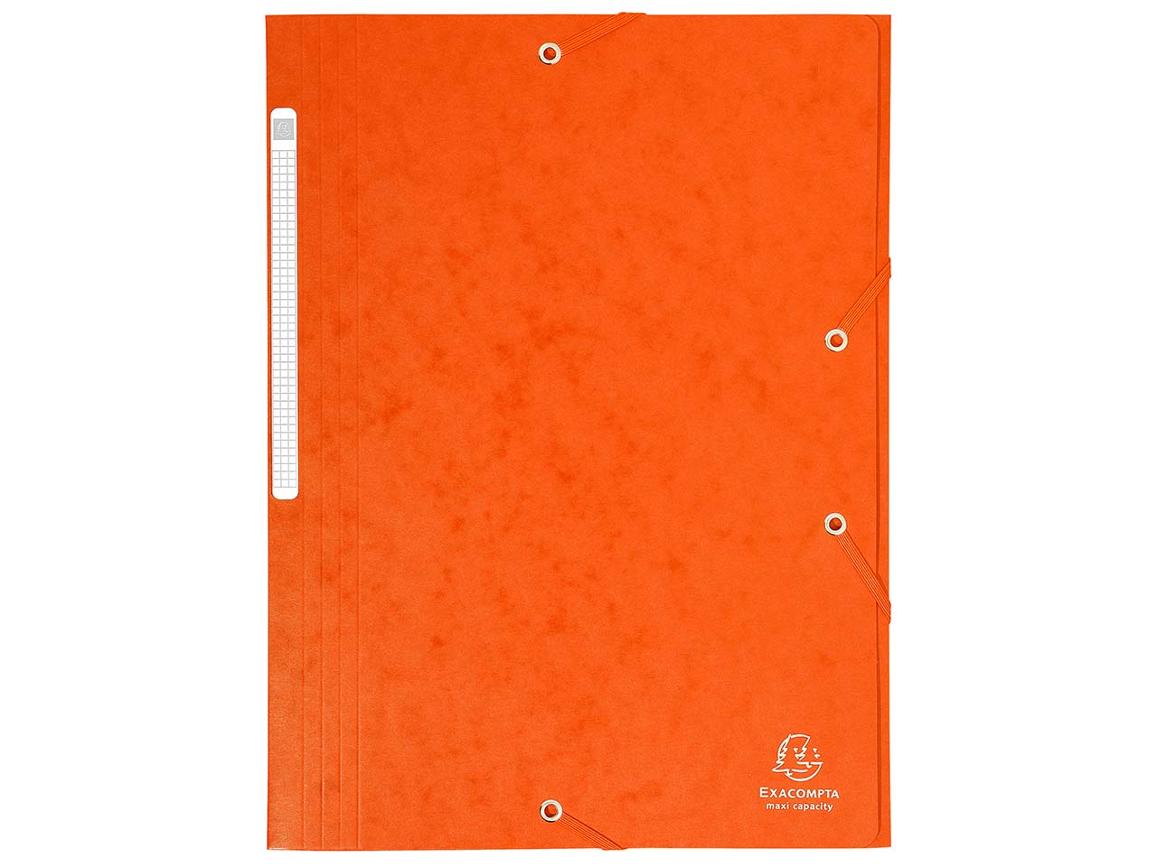 25 Exacompta Sammelmappen, Colorspan-Karton, 425 g/m², DIN A4, 3 Klappen, orange