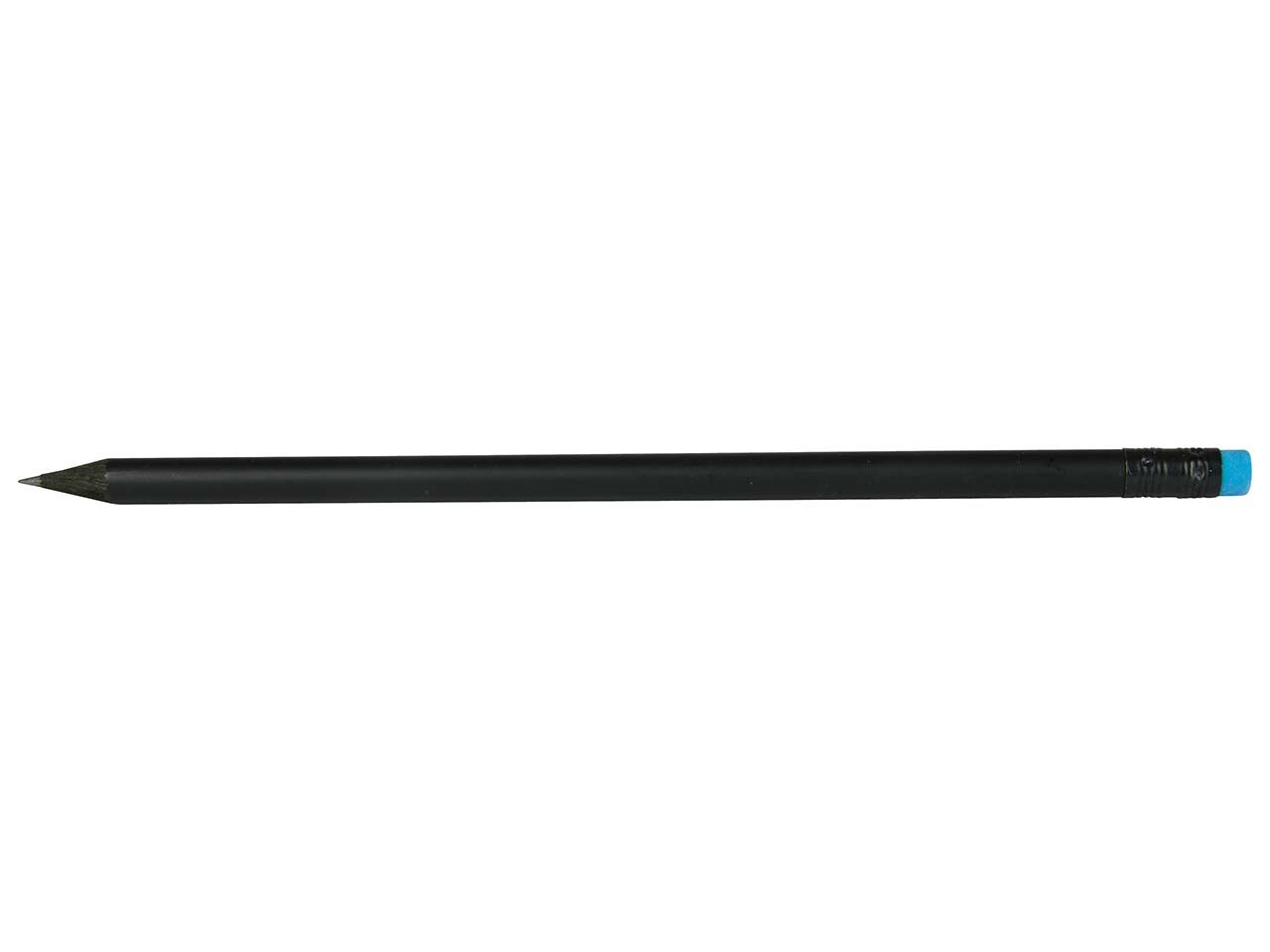 FSC-zertifizierter Bleistift 'Darkside' schwarz/hellblau