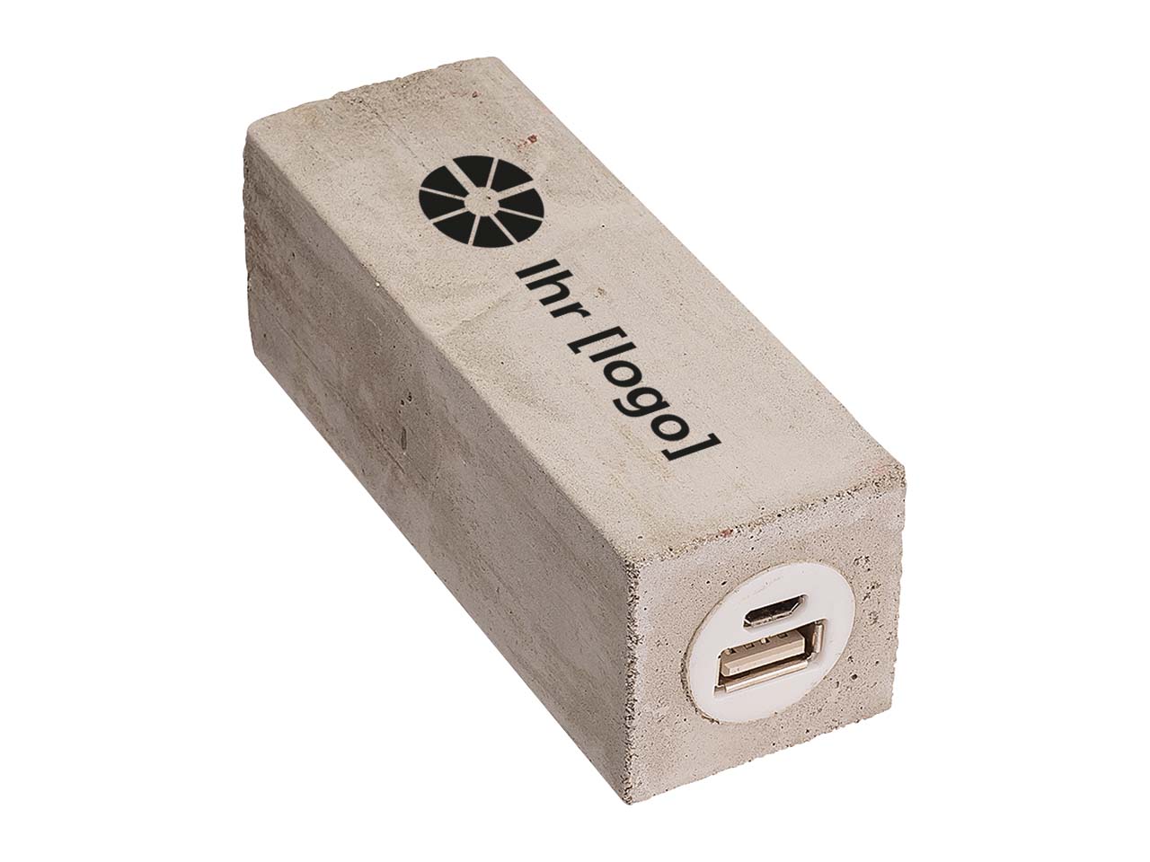 Powerbank 'Major Square' aus Beton