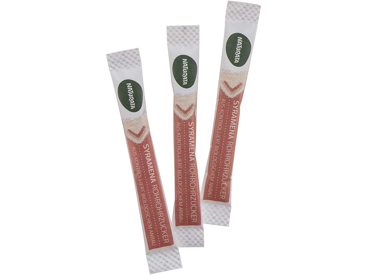 NATURATA Bio-Zuckersticks aus Syramena Rohrohrzucker, 1000 x 4 g