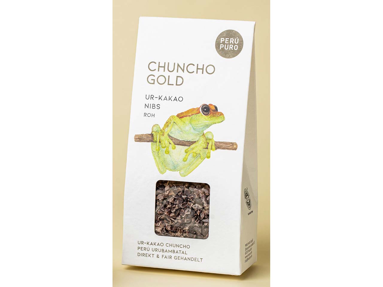 PERÚ PURO Bio-Kakaonibs "CHUNCHO GOLD" Rohkost, 100 g