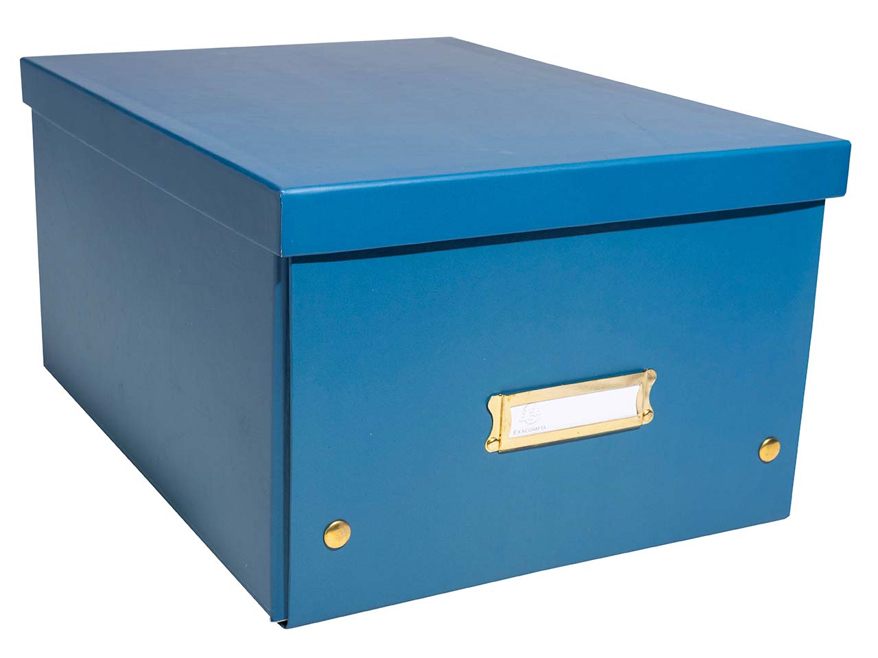 5 Exacompta Ablageboxen "NeoDeco", 29x38x19 cm, DIN A4+, blau