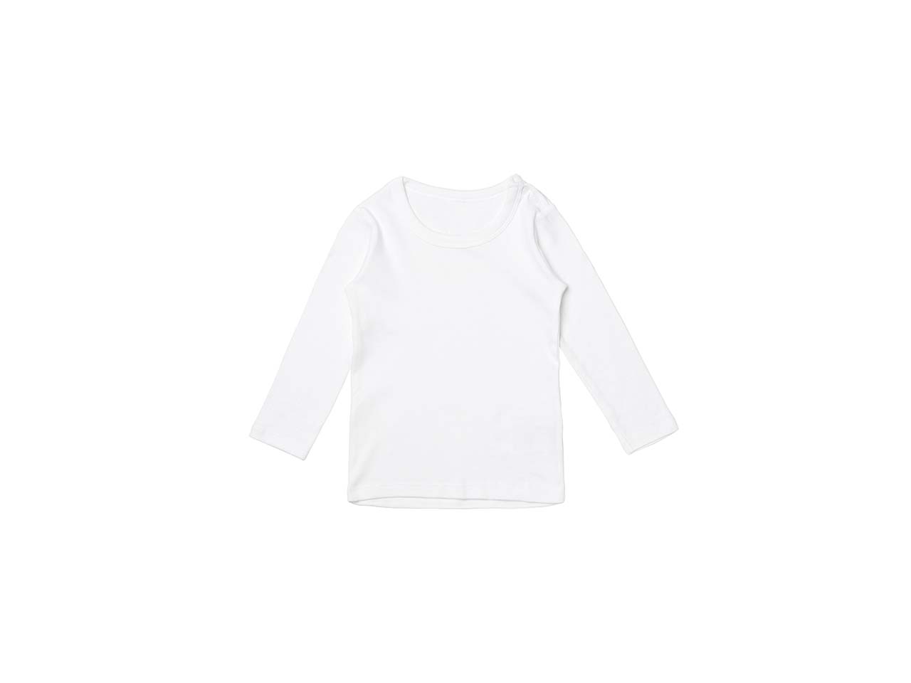 Neutral Bio-Baby-Langarmshirt Gr. 74, weiß