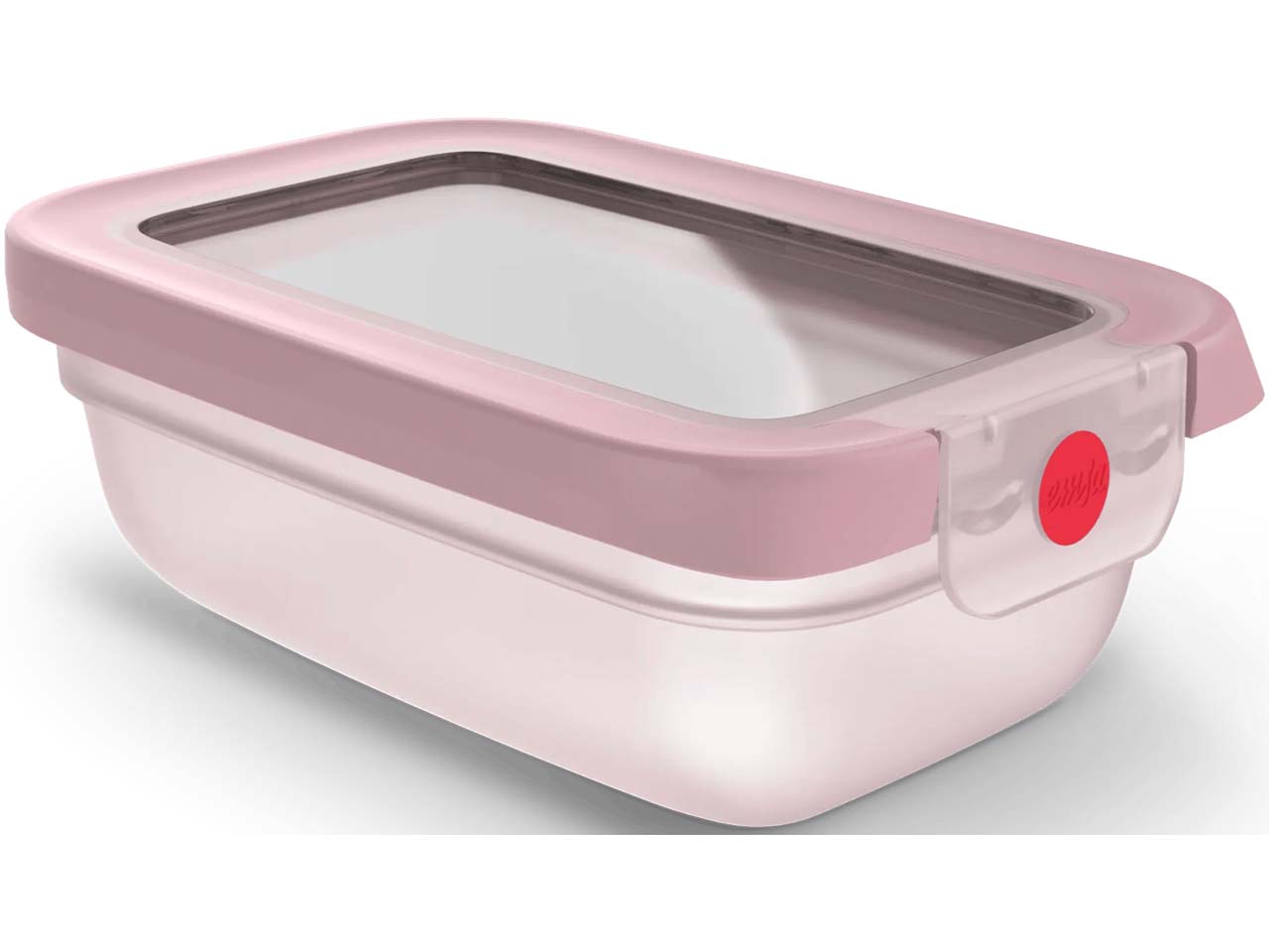 EMSA Frischhaltedose "oneClick" aus Kunststoff, 0,5 l, rosa