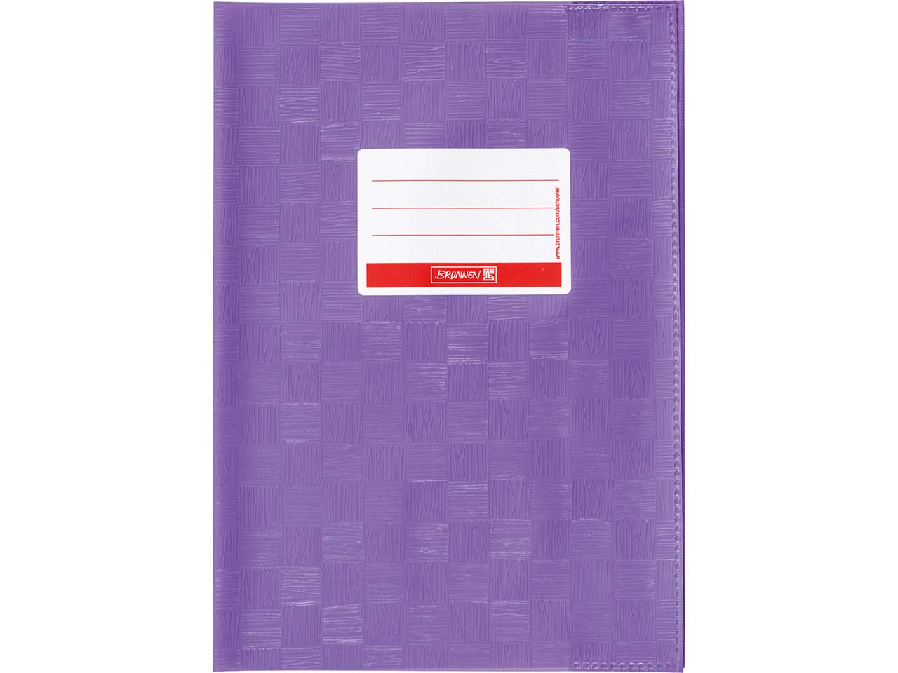 BRUNNEN Heftumschlag aus Polypropylen DIN A5, violett