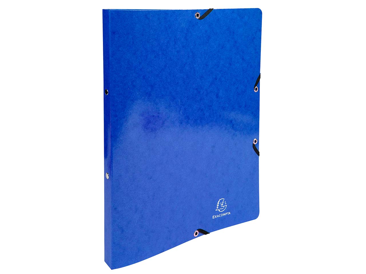 20 Exacompta Ringbücher "Iderama" aus Colorspan, 600 g/m², DIN A4, 2 Ringe, dunkelblau
