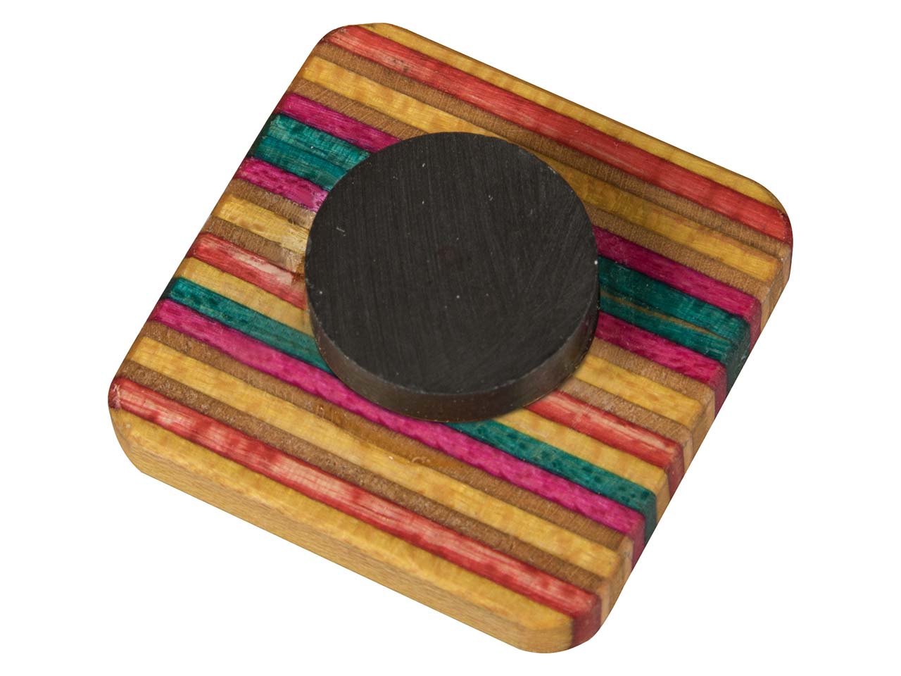 Magnet mit recycelten Skateboards 30 x 30 mm