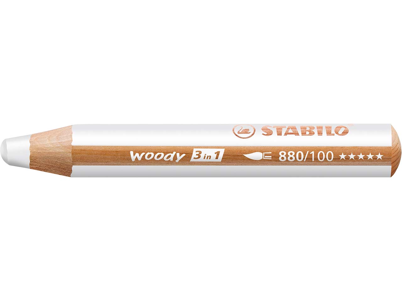 STABILO Multitalent-Stift 'woody' weiß