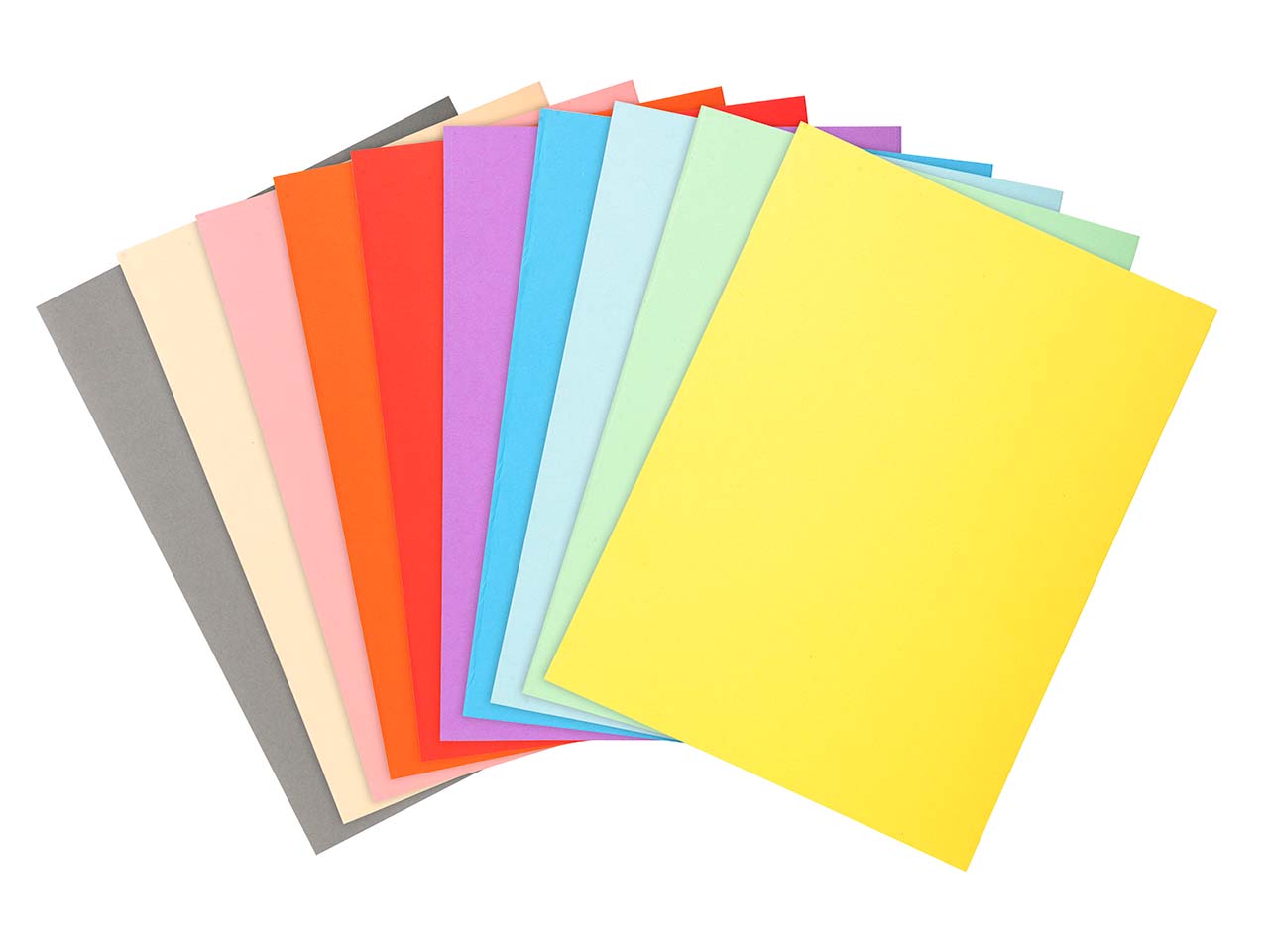 50 x 10 Exacompta Aktendeckel "Forever", 220 g/m², DIN A4, sortiert