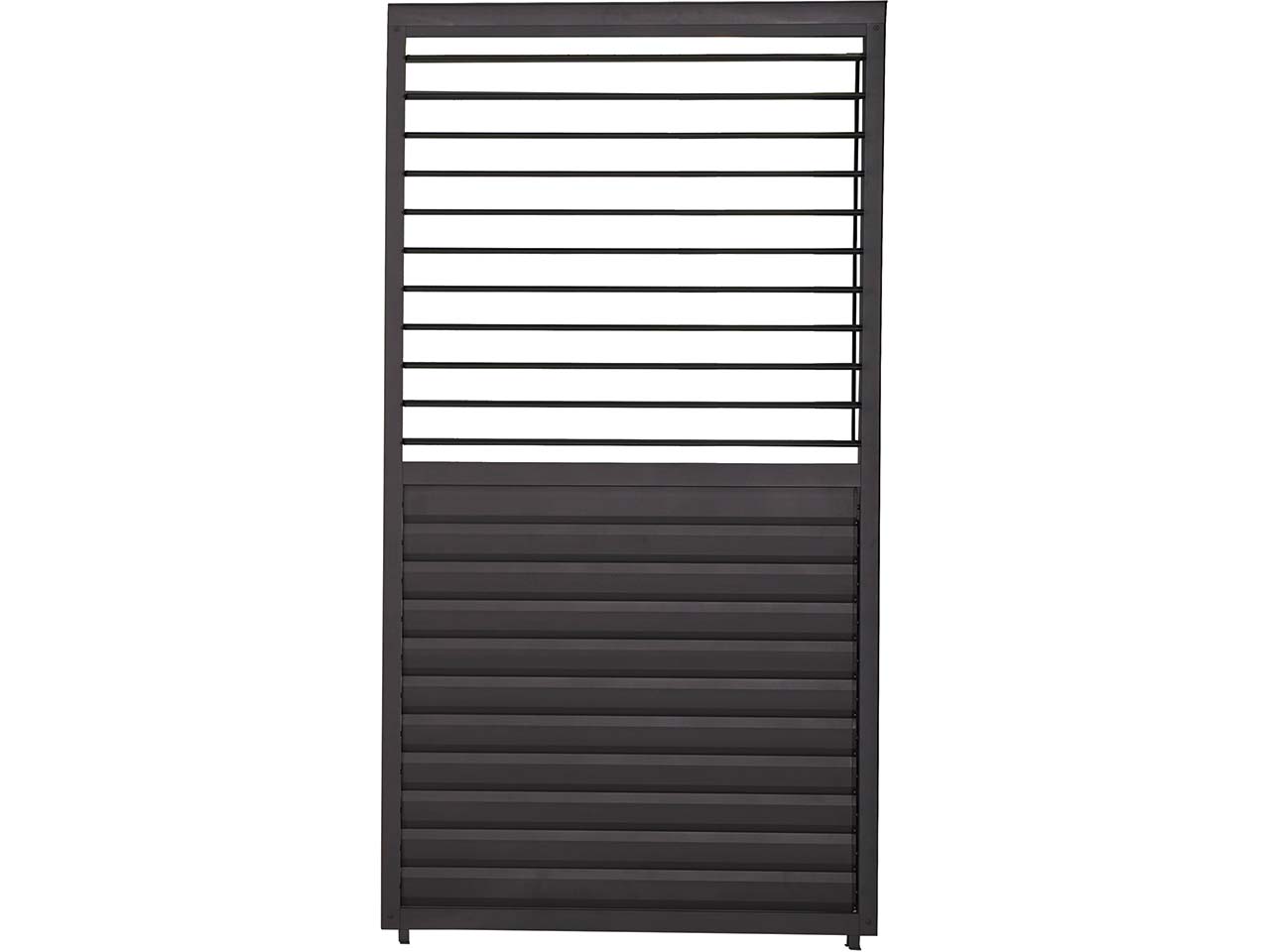 Lamellenwand mit horziontal verstellbaren Lamellen 123 cm für Cadiz