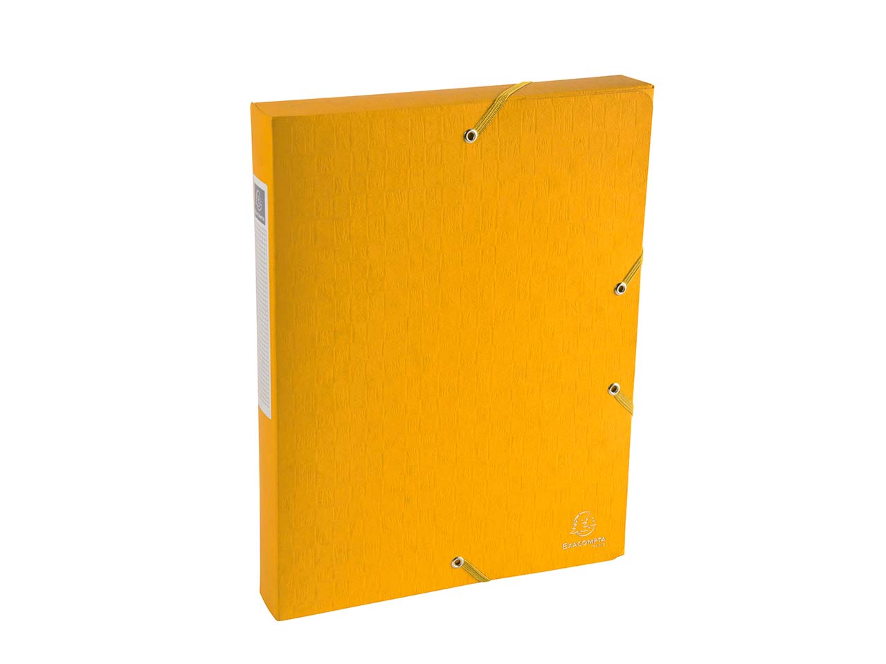 10 Exacompta Archivboxen "Scotten" aus Colorspan, 600 g/m², DIN A4, gelb, RB 40 mm